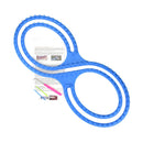 Poppy Crafts 25.5cm Afghan Loom Knitting Tool & Accessories - Blue