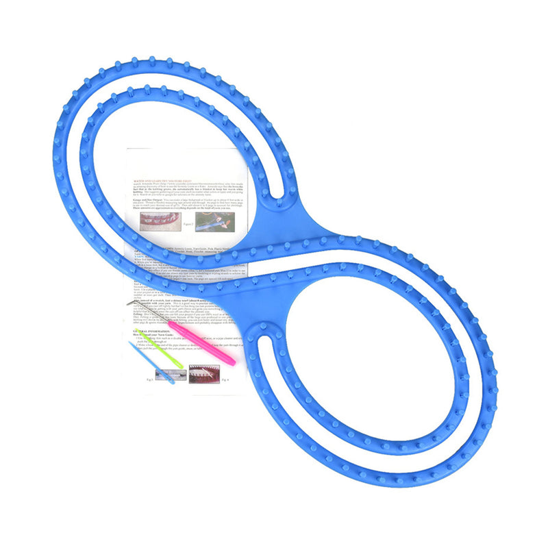 Poppy Crafts 25.5cm Afghan Loom Knitting Tool & Accessories - Blue