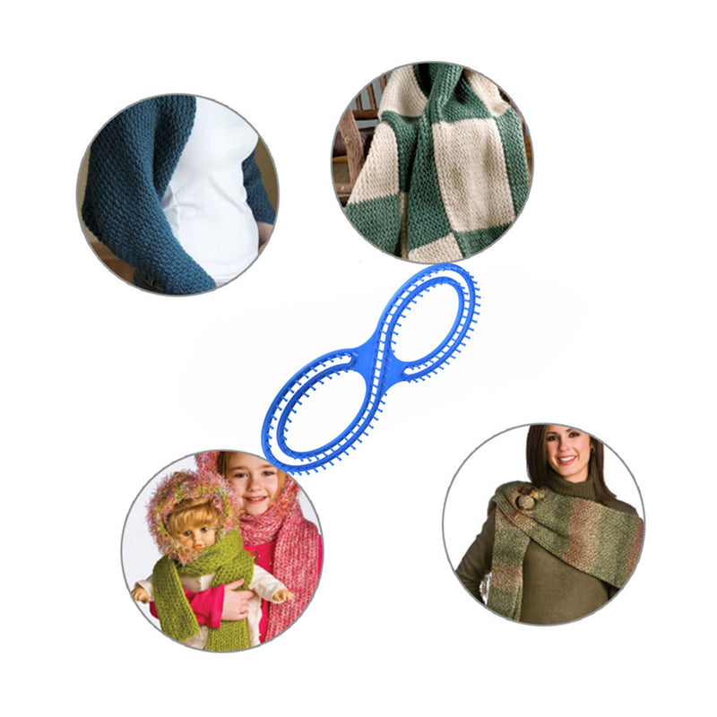 Poppy Crafts 25.5cm Afghan Loom Knitting Tool & Accessories - Blue