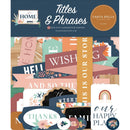 Carta Bella Cardstock Ephemera Titles & Phrases, At Home*