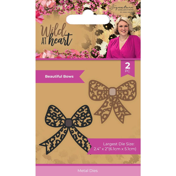 Crafter's Companion Sara Signature Wild At Heart Metal Die Beautiful Bows