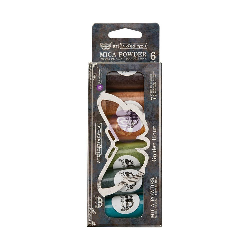Prima Finnabair Art Ingredients Mica Powder Set 7g 6 pack  - Golden Hour*
