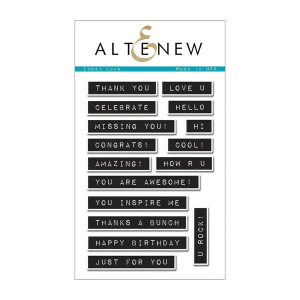 Altenew Label Love Stamp Set
