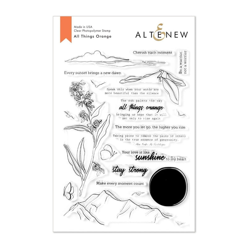 Altenew All Things Orange Stamp Set*
