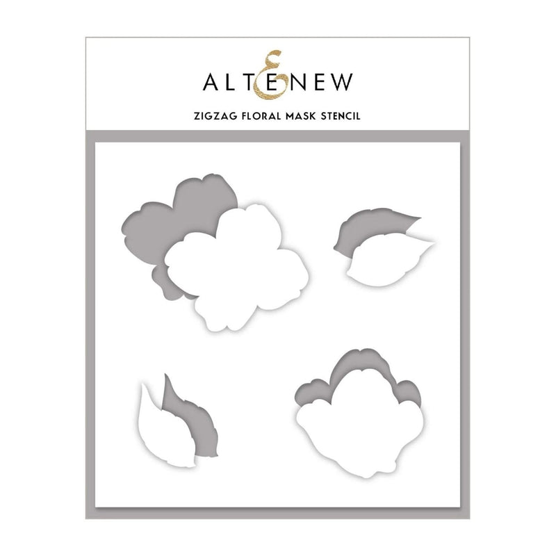 Altenew Zig Zag Floral Mask Stencil 6in x 6in*
