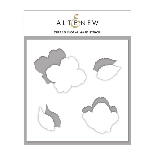 Altenew Zig Zag Floral Mask Stencil 6in x 6in*