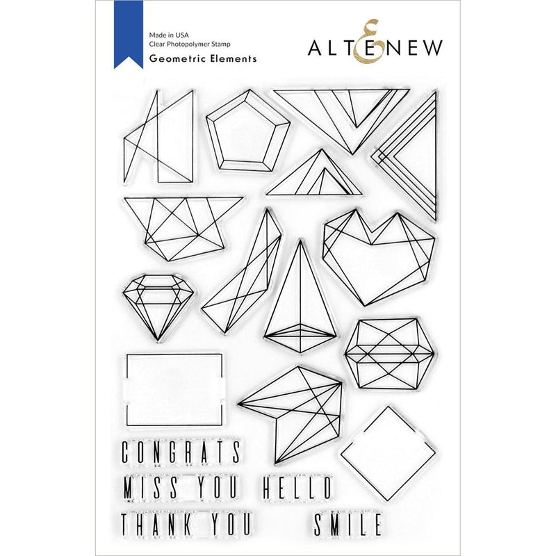 Altenew Clear Stamps - Geometric Elements*