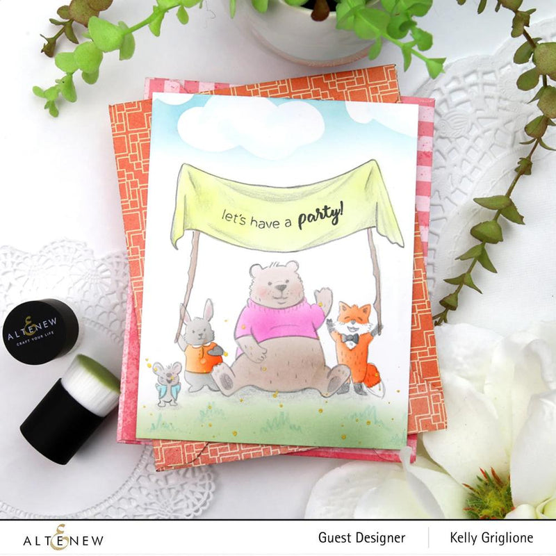 Altenew Simple Colouring Stencil - Baby Shower