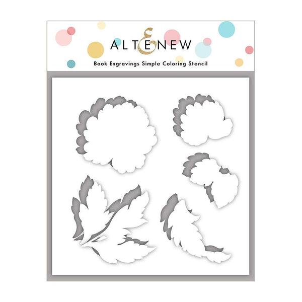 Altenew Book Engravings Simple Colouring Stencil*