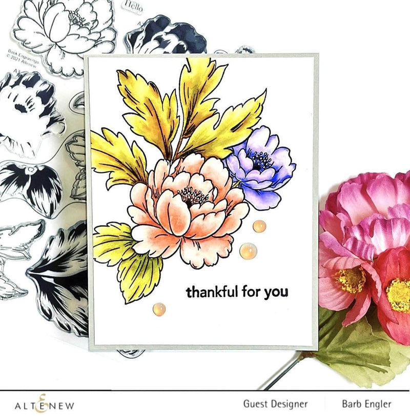 Altenew Book Engravings Simple Colouring Stencil*