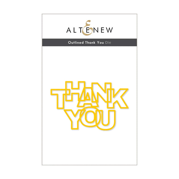 Altenew Outlined Thank You Die*