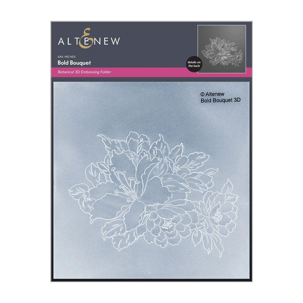 Altenew Bold Bouquet Botanical 3D Embossing Folder