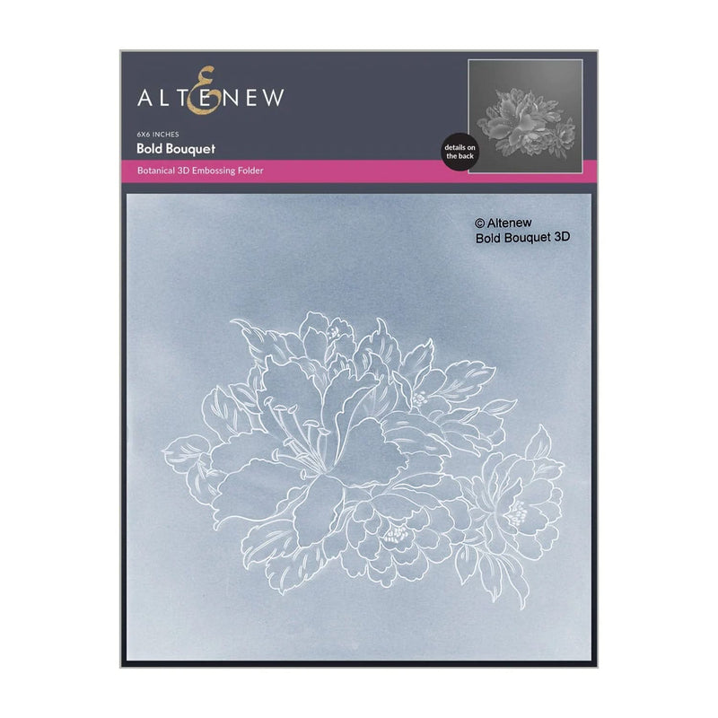 Altenew Bold Bouquet Botanical 3D Embossing Folder – CraftOnline