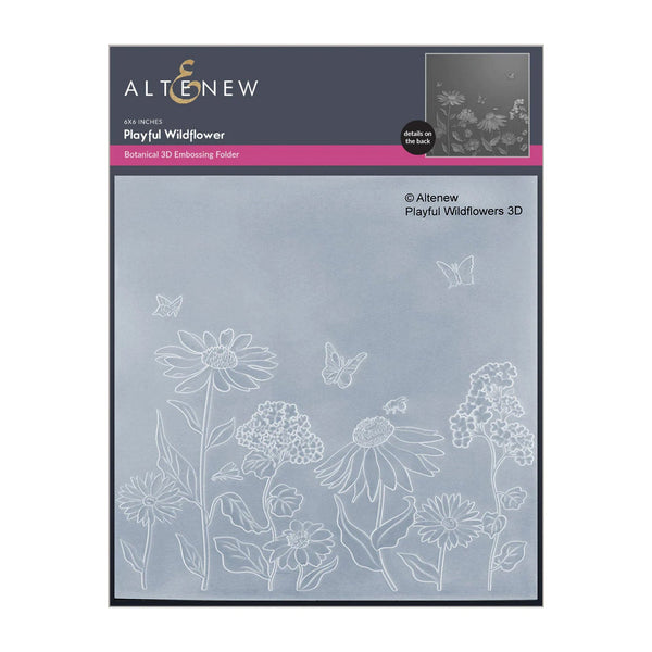 Altenew Playful Wildflower Botanical 3D Embossing Folder