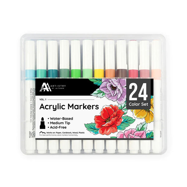 Altenew Acrylic Marker 24 Colour Set - Vol. 1