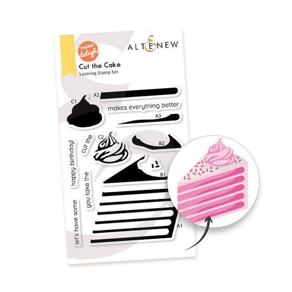 Altenew Mini Delight: Cut the Cake Stamp Set