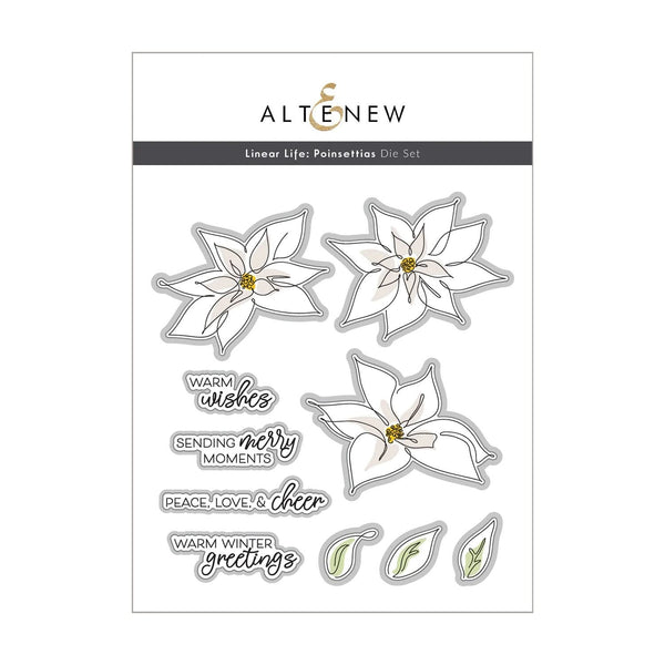 Altenew Linear Life Poinsettias Die Set*