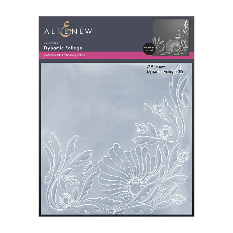 Altenew Dynamic Foliage Botanical 3D Embossing Folder