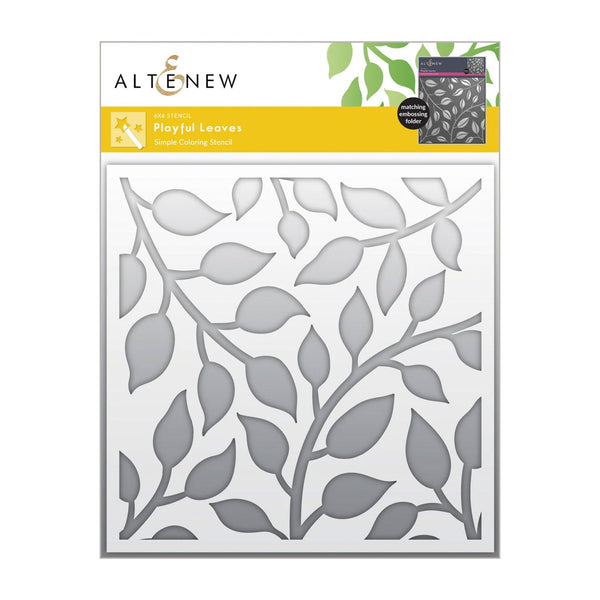 Altenew Playful Leaves Simple Colouring Stencil