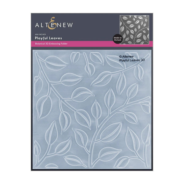 Altenew Playful Leaves Botanical 3D Embossing Folder