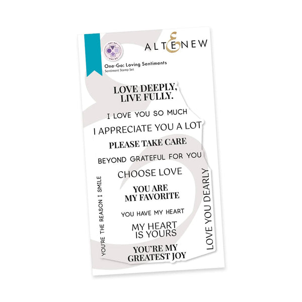 Altenew One-Go: Loving Sentiments Stamp Set