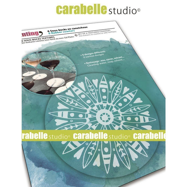 Carabelle Studio Textures Coasters - Mandala Medley*