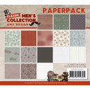 Find It Trading Amy Design Paper Pack 6"X6" 22 pack - Classic Men's Collection, Double-Sided
