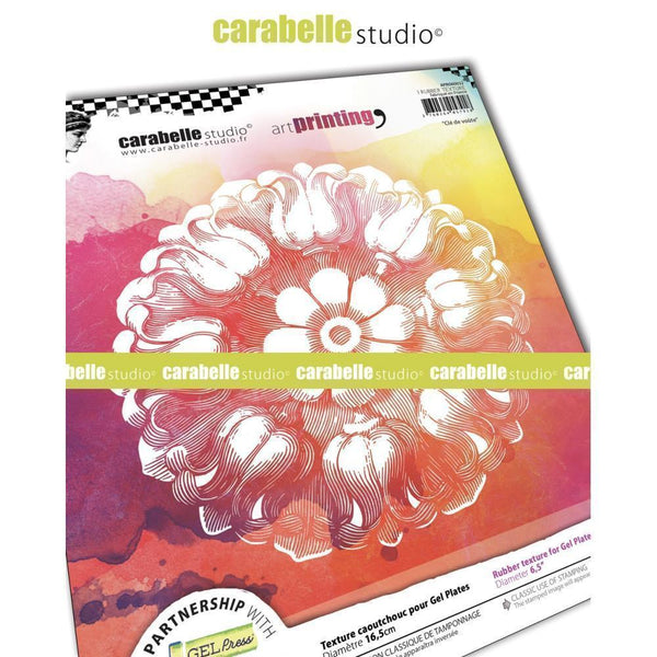 Carabelle Studio Art Printing Round Rubber Texture Plate - Keystone