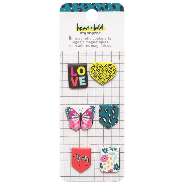 Amy Tan Brave & Bold Magnetic Bookmarks 6 Pack*