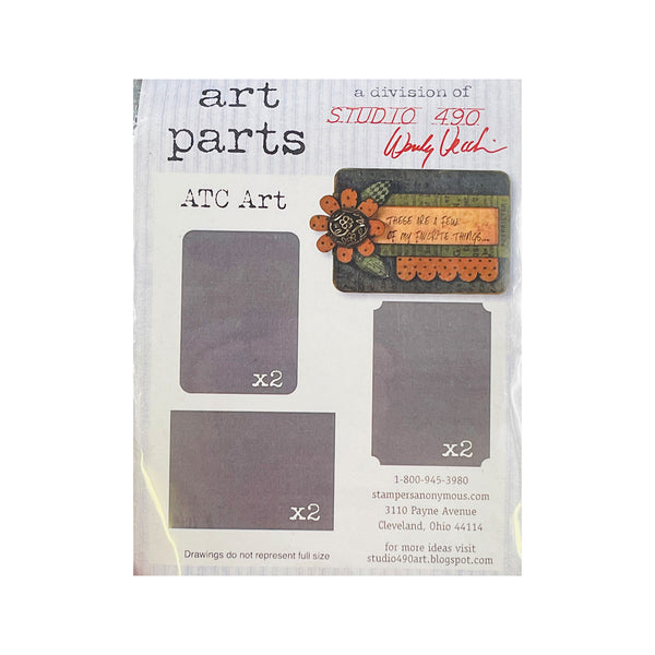 Stampers Anonymous - Studio 490 - Art Parts - ATC Art
