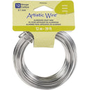 Artistic Wire Aluminium Craft Wire 12ga - Silver Tone