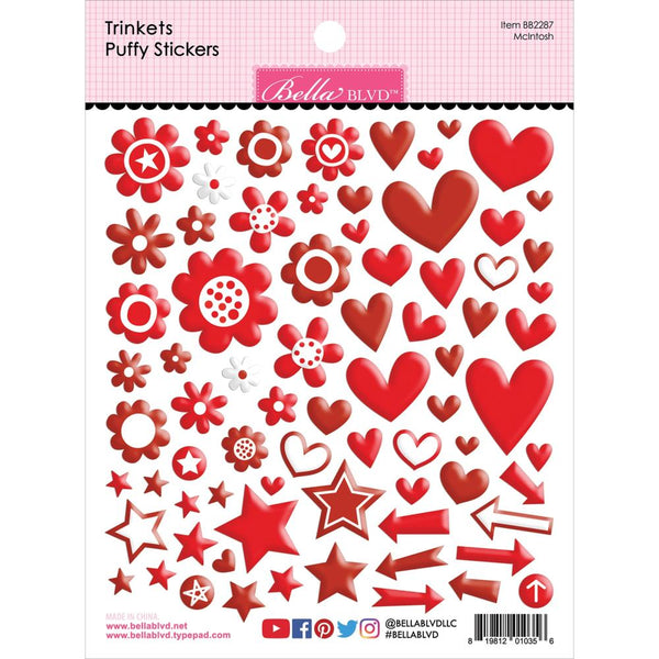 Bella Besties Trinkets Puffy Stickers - Mcintosh