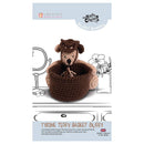 Knitty Critters Basket Buddies - Tyrone Teddy Crochet Kit*