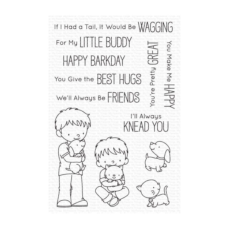 My Favorite Things Clear 4"x 6" Stamp Set - Little Buddies*