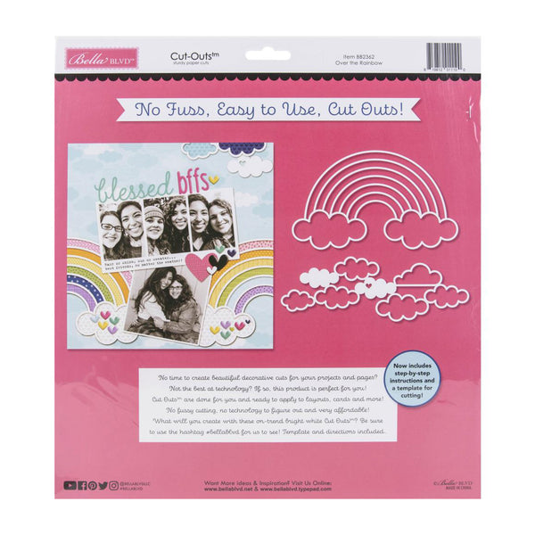 Bella Blvd Bella Besties Cut-Outs - Over The Rainbow