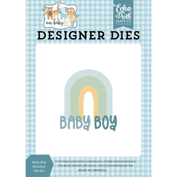 Echo Park Dies Our Baby Boy - Baby Boy Rainbow