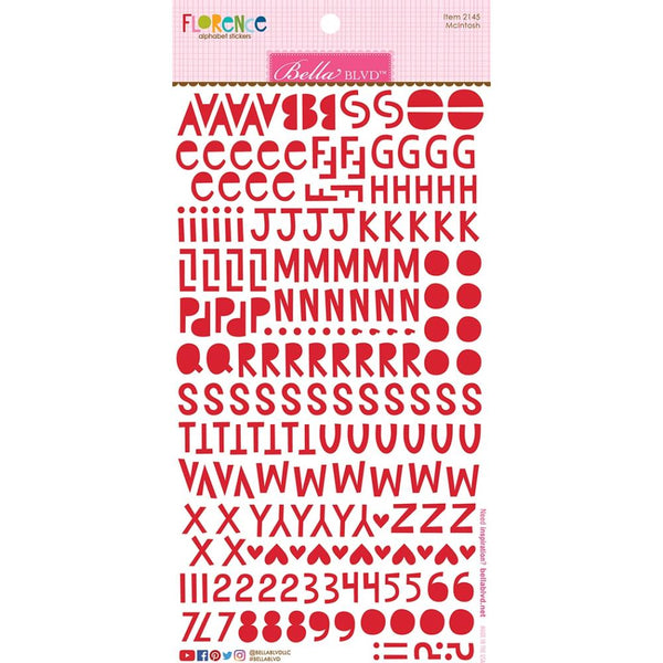 Bella Besties Florence Alphabet Stickers - Mcintosh