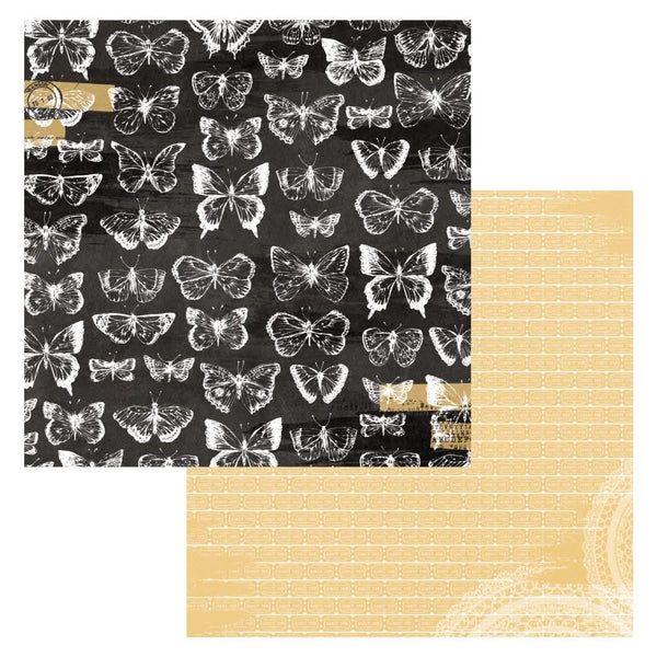BoBunny Beautiful Things Double-Sided Cardstock 12"X12" - Flutter*