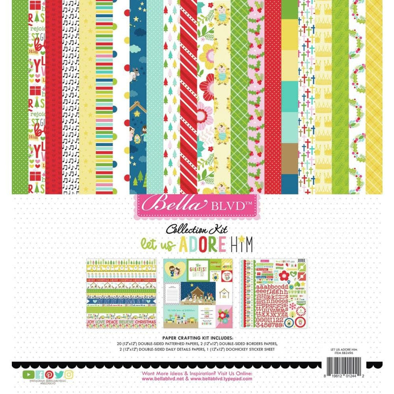 Bella Blvd Collection Kit 12"x 12" - Let Us Adore Him*