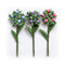 Little Birdie Berry Branch 3 pack  - Birds And Berries*