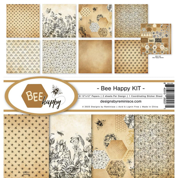 Reminisce Collection Kit 12"X12" Bee Happy
