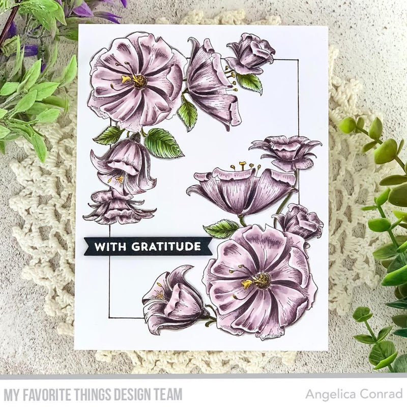 My Favorite Things Cling Rubber Stamp Floral Fantasy*