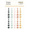 Simple Stories Boho Baby Enamel Dots Embellishments 60 pack