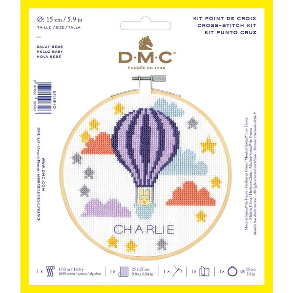 DMC Cross Stitch Kit XS - Hello Baby (14 Count)