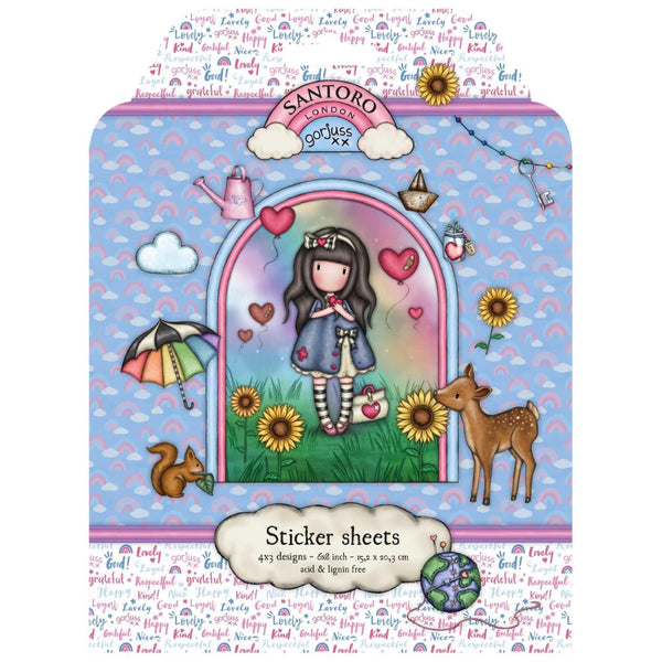 Studio Light Gorjuss Be Kind Sticker Book 12/Sheets Nr. 16*