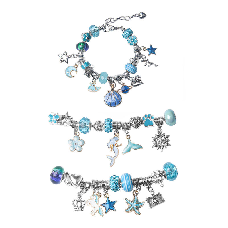 Poppy Crafts Charm Bracelet Making Kit - Blue*