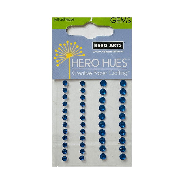 Hero Arts Hero Hues Self-Adhesive Gems - Azure Blue