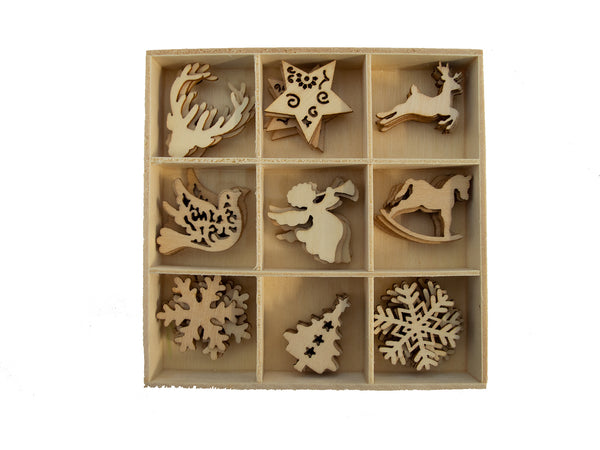Poppy Crafts Wooden Elements - To Be Jolly