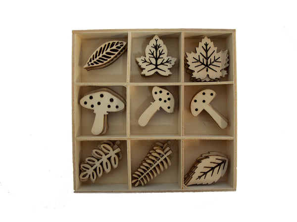 Poppy Crafts Wooden Elements - Nature