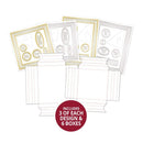 Hunkydory Deco-Large Box Frames - Square & Rectangle Collection*